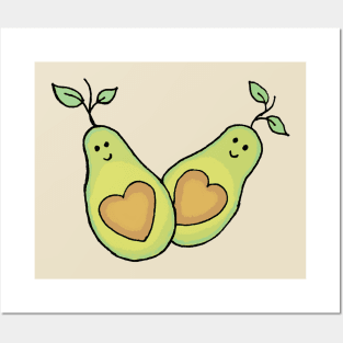 BE MY VALENTINE AVOCADOS Posters and Art